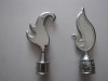 Decorative finial in chrome