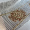 Decorative organza fabric, 100% polyester jacquard organza curtain