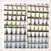 Decorative silver polyester and bead Curtain Tassel Fringe