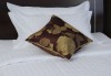 Decorative square cushion pillow for hotel