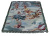 Decorative throw blanket