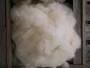 Dehaired cashmere fiber