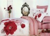 Delicate colors classical peony printed cotton bedding sets made in China