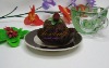 Delicious 100% cotton Small chocolate pudding towels cakes
