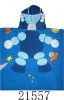 Design kids beach towel with hood