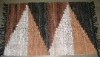 Designer leather rugs