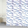 Designer shower curtain