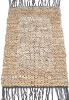 Designer woven leather rugs