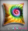 Digital Printed Cushion Cover MonaLisa on Velvet / silk /dupion /cottons.