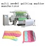 Digital control multi needle quilting machine