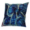Digital printed silk pillow/silk cotton cushion