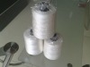 Dissolved sewing thread