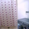 Dobby pvc shower curtain