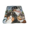 Dog Shaped Double Side Brush Fabric Blanket
