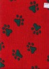 Dog claw printing fleece blanket polyester