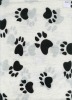 Dog clow printing fleece blanket polyester