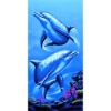 Dolphin Printed Beach Towel