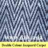 Double colour jacquard carpet for office use