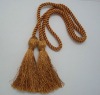 Double tassel hanging poly webbing