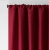 Doupion silk red window curtain window cover