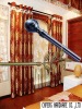 Drapry decorative flexible plastic curtain rod,curtain ring,curtain bracket