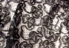 Dribbling Chiffon fabric embroidery with sequins for dress