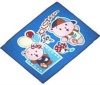 Durable Solid Polyester Blue Carpet BA4002