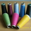 Dyed Yarn 20/1 Black Spun Polyester Yarn For knitting