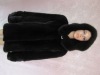 Dyed fashion fur coats for women