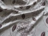 Dyed jacquard curtain fabric