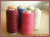 Dyed wool yarns