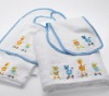 EMBROIDERED BABY TOWEL SET