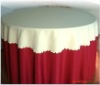 Easy Clean Double Layers Round Table Cloth XY333