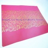 Eco-friendly silicone&rubber customs table placemat