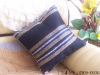 Eco-friendly stripe hand made ramie cushion