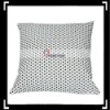 Elegant Black Dot Print White Pillowcase cushion cover