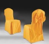 Elegant Golden Banquet Chair Cover