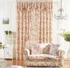 Elegant Style With Flowers Dotted Finshed Curtain