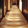Elegant decorative carpet in 80&20 Axminster cut pile  corridor