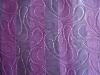 Embossed Stripe Suede Blackout Fabric for Curtain