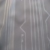 Embossed pongee fabric with fashion design