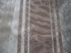 Embossed shiny stripe curtain