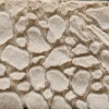 Embossed stone like,PV cashmere/ tricot BOA