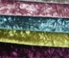 Embossed velvet fabric