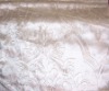 Embossing brushed fabric