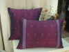 Embroidered Beads Pillow Case C-5743