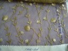 Embroidered Organza silk Fabric