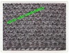Embroidered Water Soluble Silver Wire Fabric