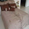 Embroidered bedding set