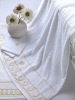 Embroidered cotton towel